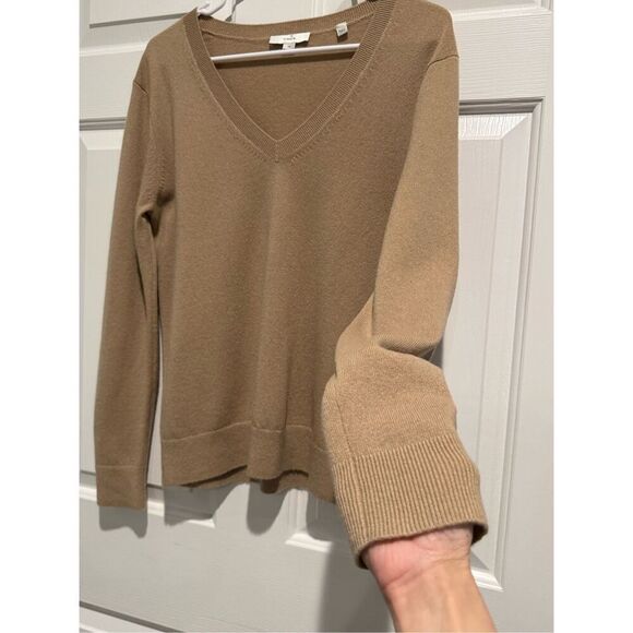 Vince 100% Cashmere Weekend V-Neck Sweater Women’s Small - Picture 10 of 12